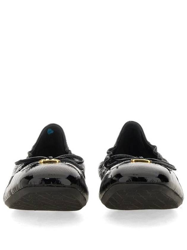 V Logo Signature Flats Black - VALENTINO - BALAAN 5