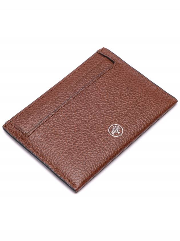 Logo Heritage Full Grain Card Wallet Brown - MULBERRY - BALAAN 6