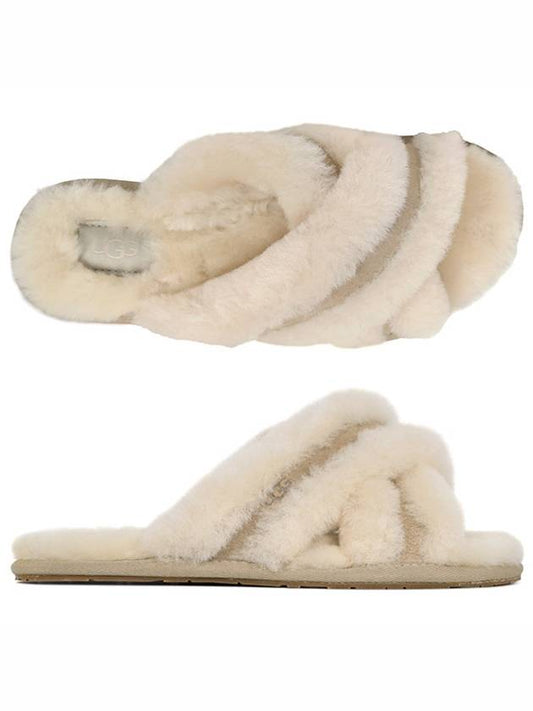 Scuffita Fur Slippers Sand - UGG - BALAAN 2