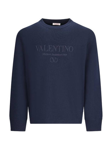 SWEATER WITH EMBROIDERY - VALENTINO - BALAAN 1