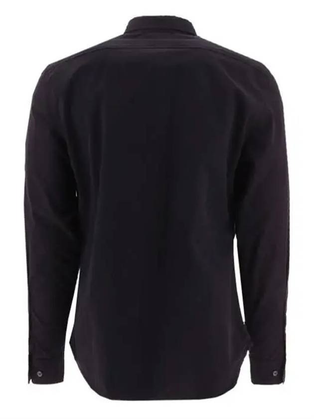Men's Gabardine Long Sleeve Shirt Black - CP COMPANY - BALAAN.