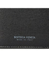 Logo Leather Half Wallet Black - BOTTEGA VENETA - BALAAN 3