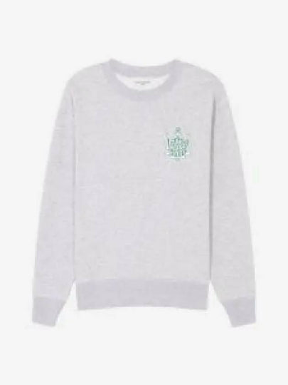 Logo Comfort Sweatshirt Light Grey Melange - MAISON KITSUNE - BALAAN 2