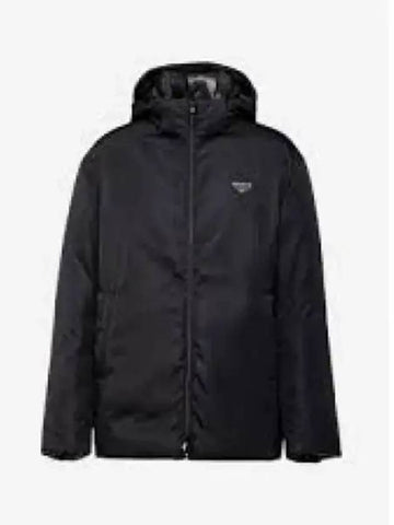 Reversible down hooded jacket Nero SGC3981WQ8F0002 - PRADA - BALAAN 1