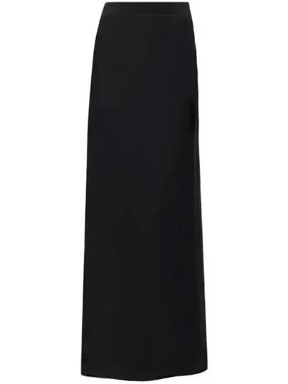 Silk Twill Long A-Line Skirt - BOTTEGA VENETA - BALAAN 2