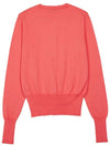 Bea Embroid Logo Cotton Cardigan Coral - VIVIENNE WESTWOOD - BALAAN 3