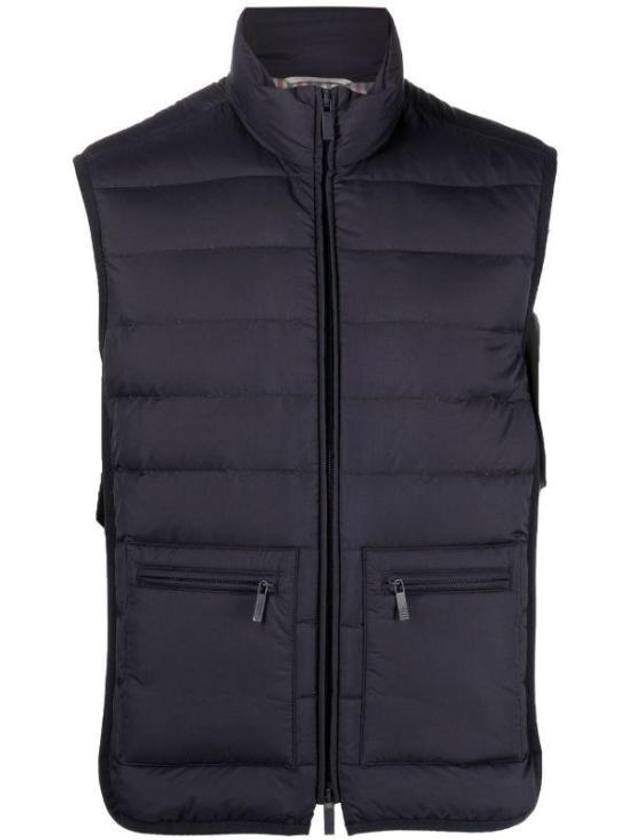 RWB Tab Zip-Up Pocket Vest Navy - THOM BROWNE - BALAAN 2