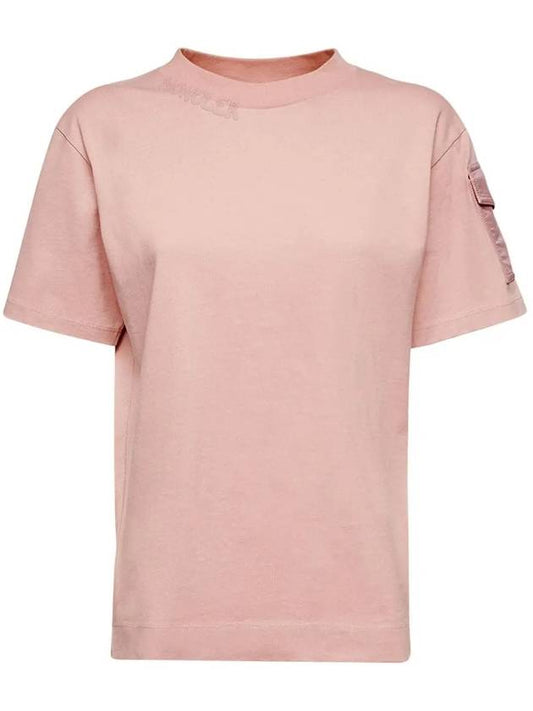 8C00003 829HP 51A Pink Women's Short Sleeve - MONCLER - BALAAN 2