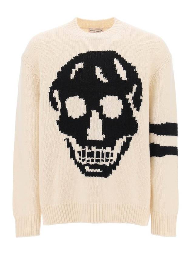 24 ss Wool Cashmere Skull Sweater 775761 Q1A73 9125 B0230978052 - ALEXANDER MCQUEEN - BALAAN 1