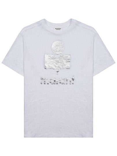 Zwell Logo Print Short Sleeve T-Shirt White - ISABEL MARANT - BALAAN 2