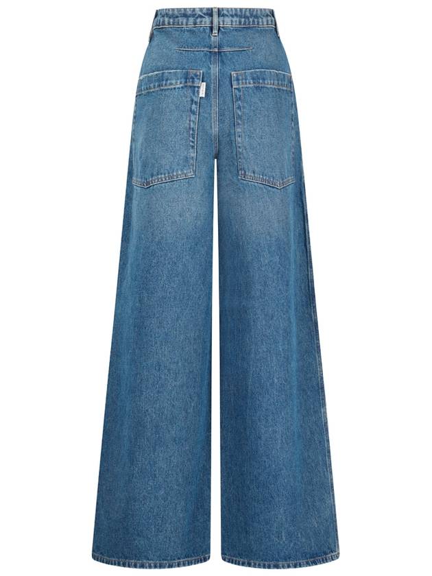 WIDE-LEG DENIM JEANS - GAUCHERE - BALAAN 2