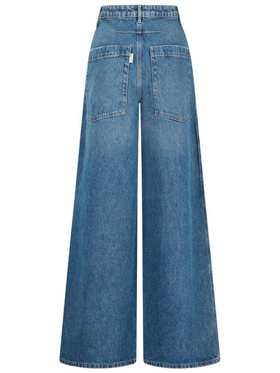 WIDE-LEG DENIM JEANS - GAUCHERE - BALAAN 2