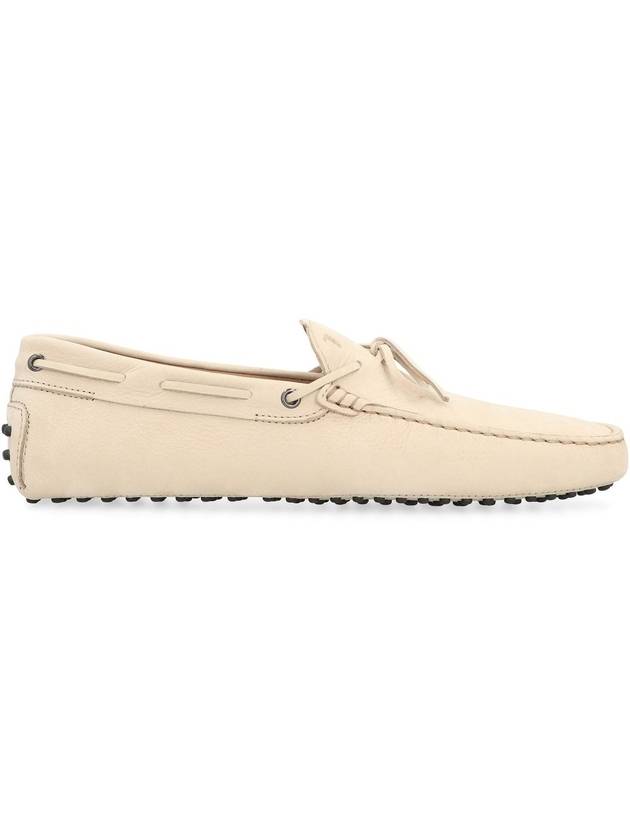 Gommino Nubuck Driving Shoes  Beige - TOD'S - BALAAN 3