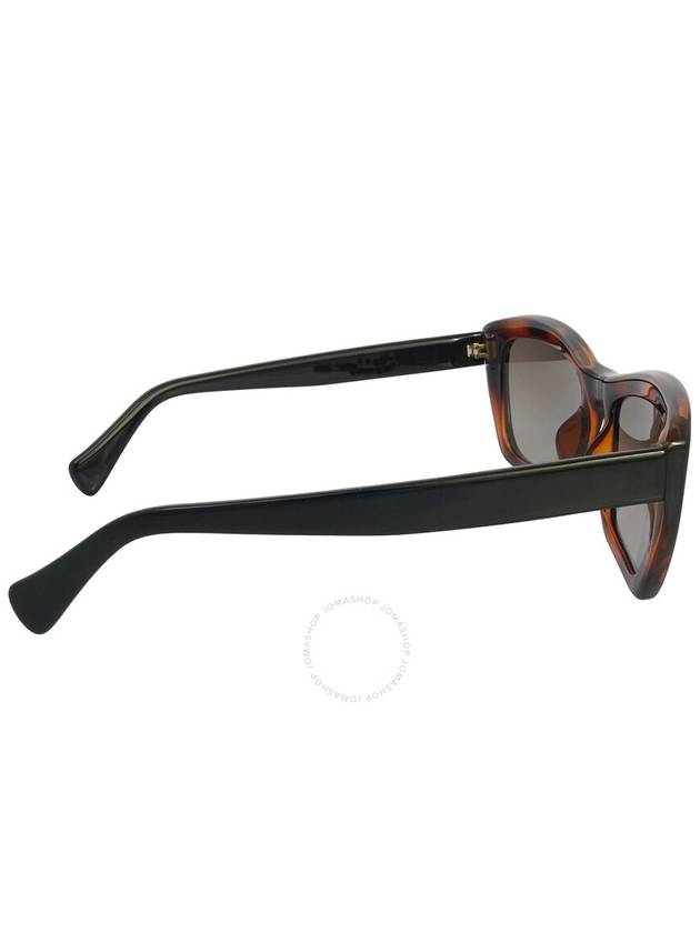 Eyewear Rectangle Logo Sunglasses Tortoise - SALVATORE FERRAGAMO - BALAAN 4