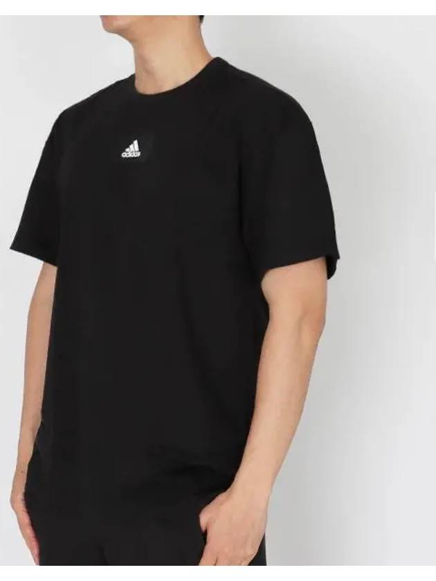 Essentials FeelVivid Short Sleeve T-Shirt Black - ADIDAS - BALAAN 2