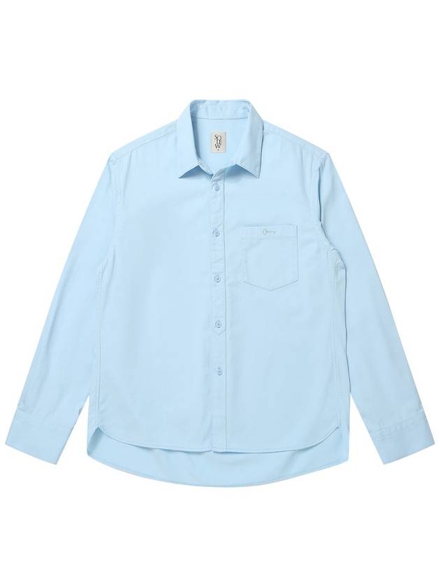 Oxford Long Sleeve Shirt Sky Blue - SOLEW - BALAAN 2