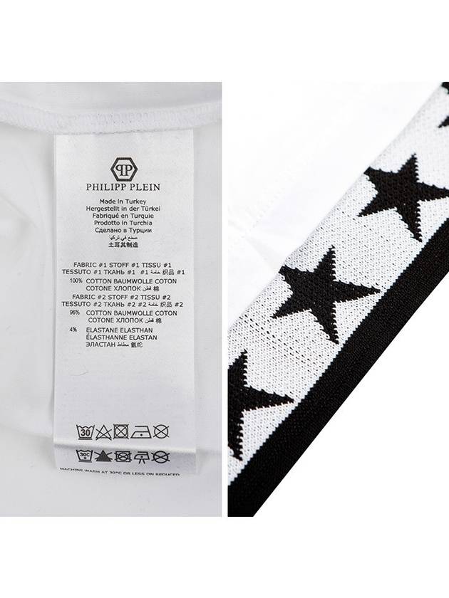 20th Anniversary Crew Neck Cotton Short Sleeve T-Shirt White - PHILIPP PLEIN - BALAAN 7