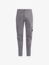 Stretch Satin Cargo Straight Pants Grey - CP COMPANY - BALAAN 2