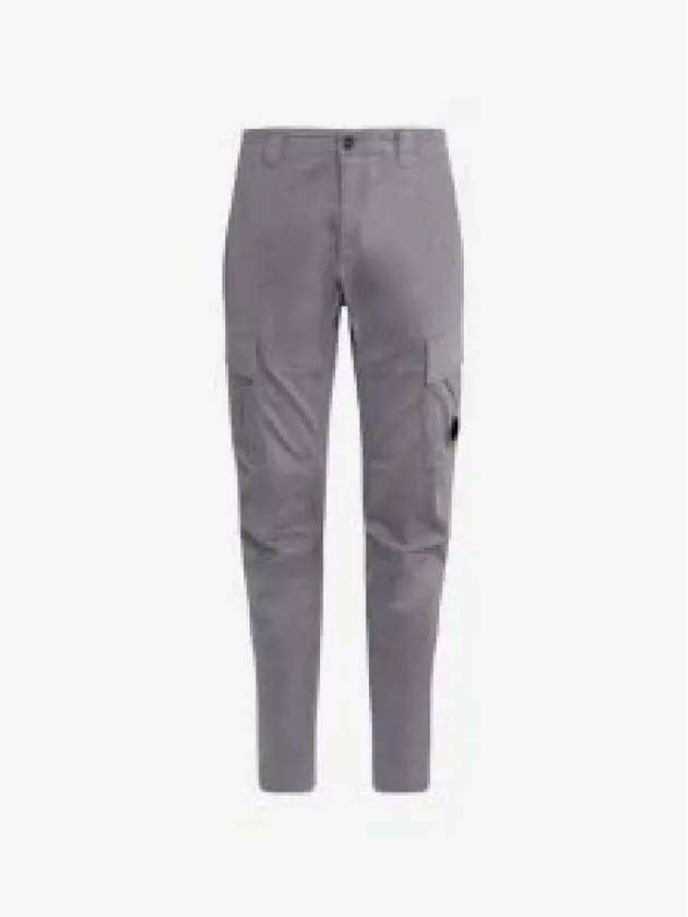 Stretch Satin Cargo Straight Pants Grey - CP COMPANY - BALAAN 2