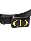 Bobbi Leather Belt Black - DIOR - BALAAN 3