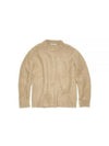 Mohair Wool Jumper Knit Top Beige - ACNE STUDIOS - BALAAN 2