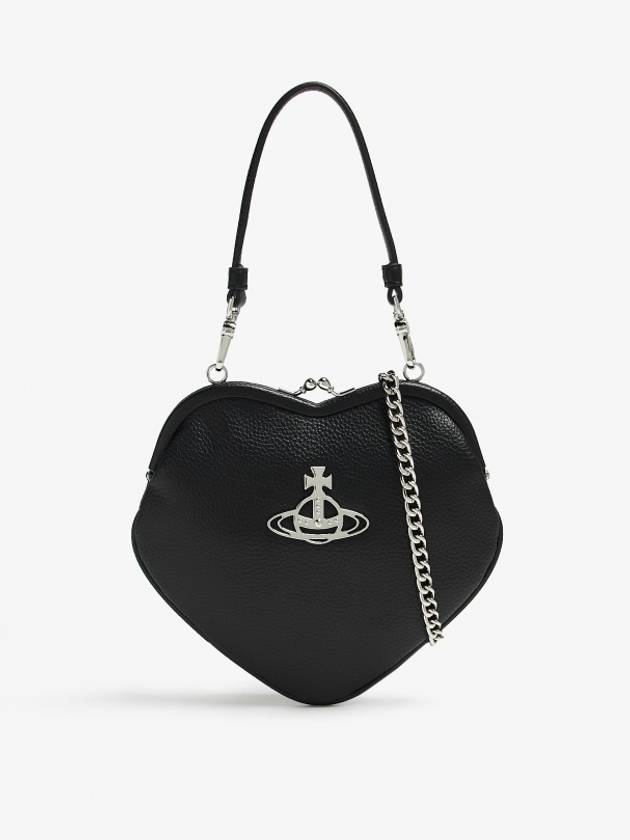 Belle Heart Frame Shoulder Bag Black - VIVIENNE WESTWOOD - BALAAN 2