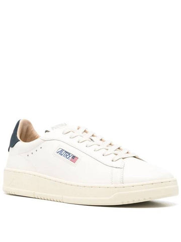 Autry Dallas Low White Leather And Space Sneakers - AUTRY - BALAAN 1