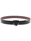 Gancini Reversible Leather Belt - SALVATORE FERRAGAMO - BALAAN 5