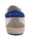 Superstar Blue Heel Tab Low Top Sneakers White - GOLDEN GOOSE - BALAAN 5