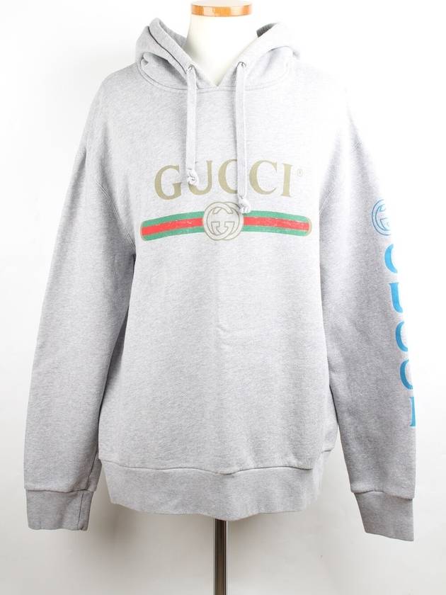 Dragon embroidery hooded sweatshirt L - GUCCI - BALAAN 1