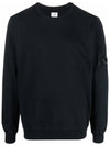 Men's Light Fleece Lens Wappen Sweatshirt Black - CP COMPANY - BALAAN 3