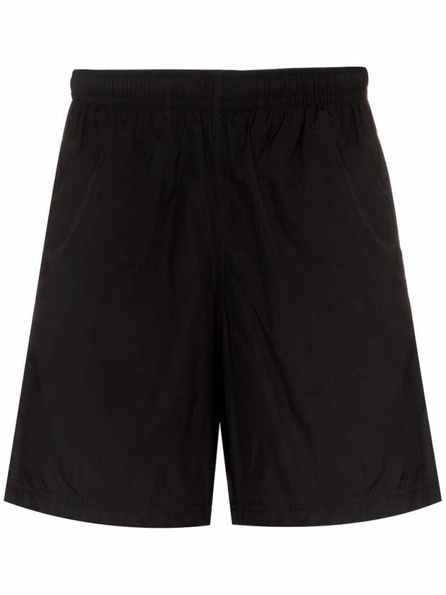 Men's Side Logo Tape Swim Shorts Black - ALEXANDER MCQUEEN - BALAAN 2