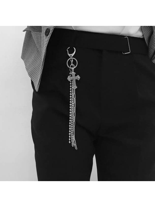 Big Cross Key Holder Silver - BASSCLEF - BALAAN 3