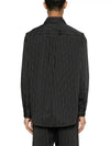 Striped Long Sleeve Shirt Black - LEMAIRE - BALAAN 5