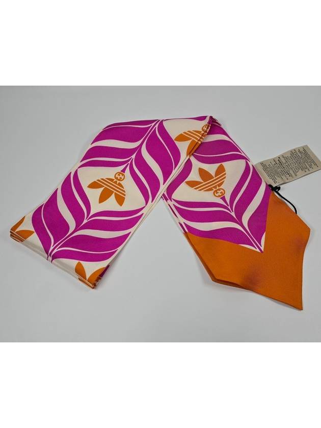 Adidas BIG FIORAS silk bandeau scarf - GUCCI - BALAAN 5