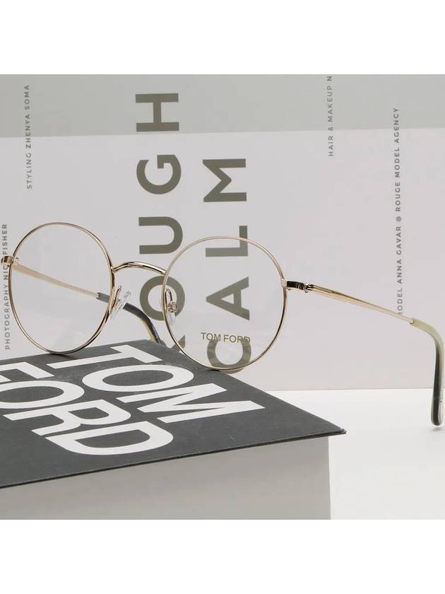 Eyewear Round Eyeglasses Gold - TOM FORD - BALAAN 3