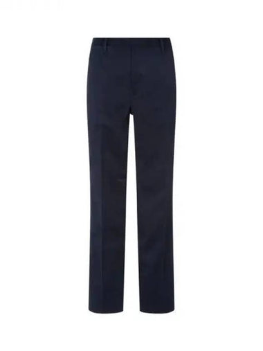 Men s Hidden Closure Soft Chino Pants Navy 270367 - EMPORIO ARMANI - BALAAN 1