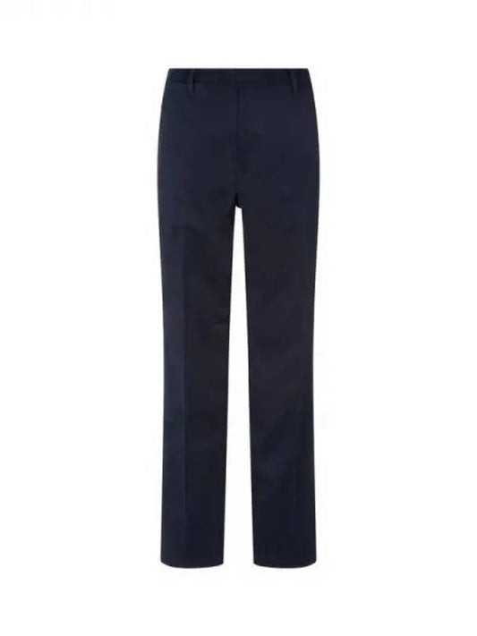 Men s Hidden Closure Soft Chino Pants Navy 270367 - EMPORIO ARMANI - BALAAN 1