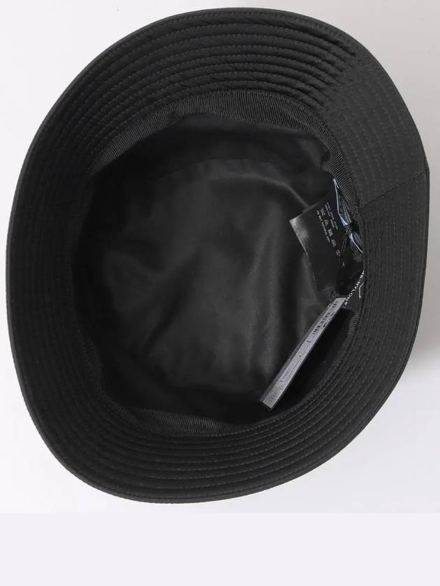 Re-Nylon Triangle Logo Bucket Hat Black - PRADA - BALAAN 5