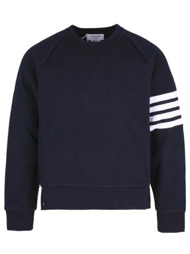 4 Bar Stripe Sweatshirt Navy - THOM BROWNE - BALAAN 2