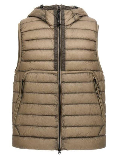 D.D. Shell Goggles Down Vest Beige - CP COMPANY - BALAAN 2