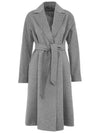 SUPERBO Belted Coat Gray 60161429 011 - MAX MARA - BALAAN 1