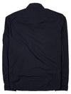 Tylon L Button Long Sleeve Shirt Navy - CP COMPANY - BALAAN 3