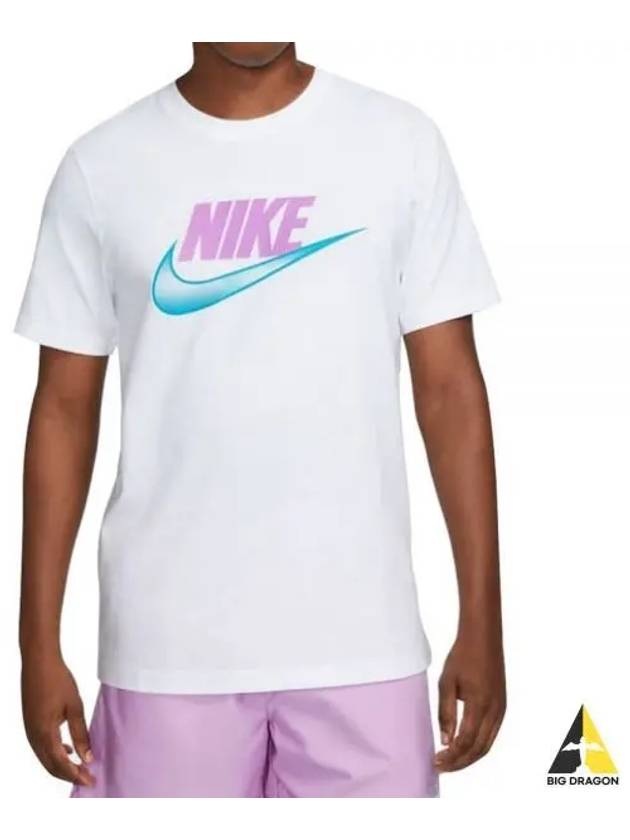 Futura Short Sleeve T-Shirt White - NIKE - BALAAN 2