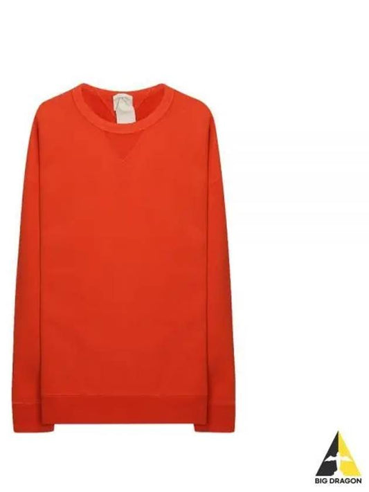 bag logo label brushed sweatshirt orange - TEN C - BALAAN 2