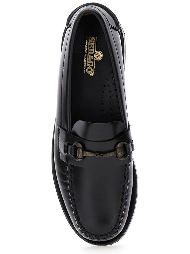 'Joe' Black Pull-On Loafers With Horsebit Detail In Leather Man - SEBAGO - BALAAN 4