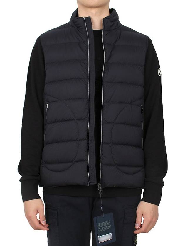 Down Padded Vest Navy - HERNO - BALAAN 4