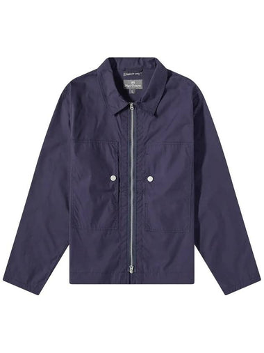 Cotton nylon zip up jacket NCOS S 1 NAVY - NIGEL CABOURN - BALAAN 1