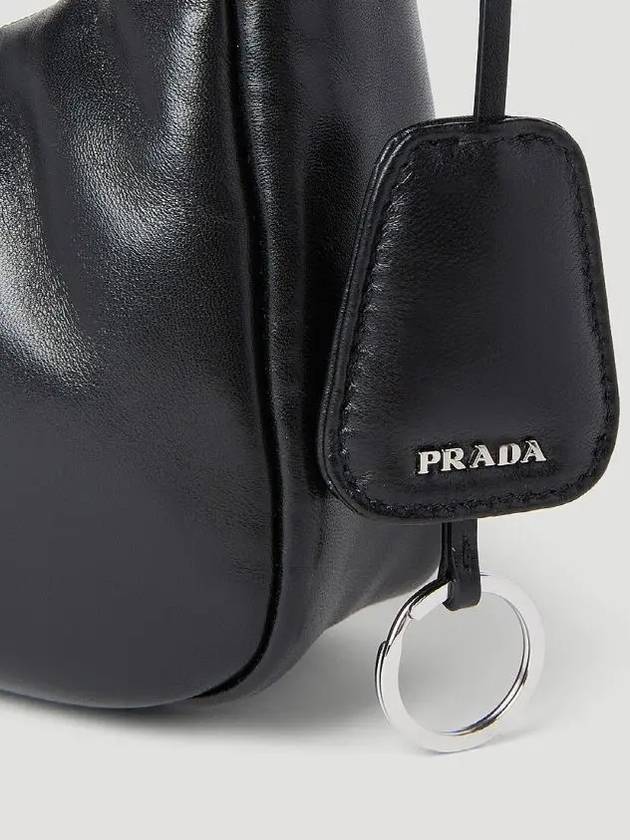 Soft Padded Nappa Leather Mini Bag Black - PRADA - BALAAN 4