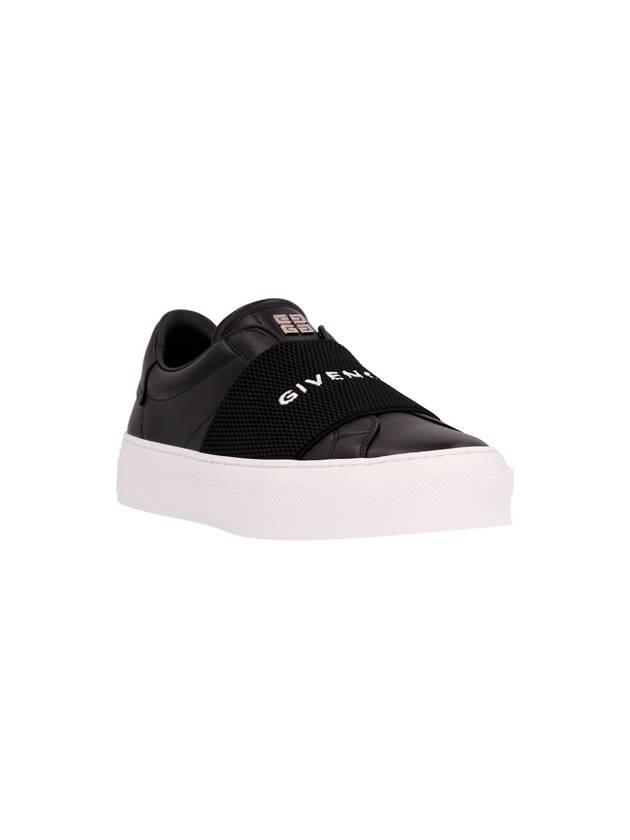 City Court Band Logo Low Top Sneakers Black - GIVENCHY - BALAAN 3